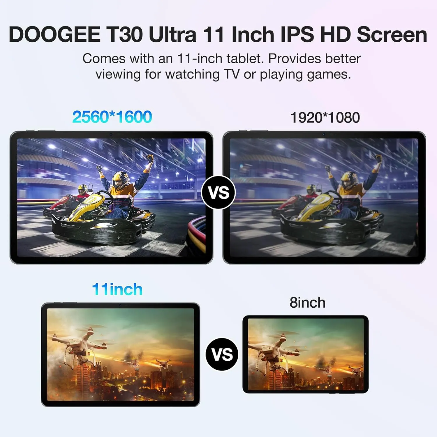 DOOGEE 11 Inch Tablet T30 Ultra, Helio G99 Octa Core, 32GB RAM   256GB ROM Expand 2TB, 8580mAh Battery,16MP   8MP Camera, Hi-Res & TUV Certification Android Pad (Gray)