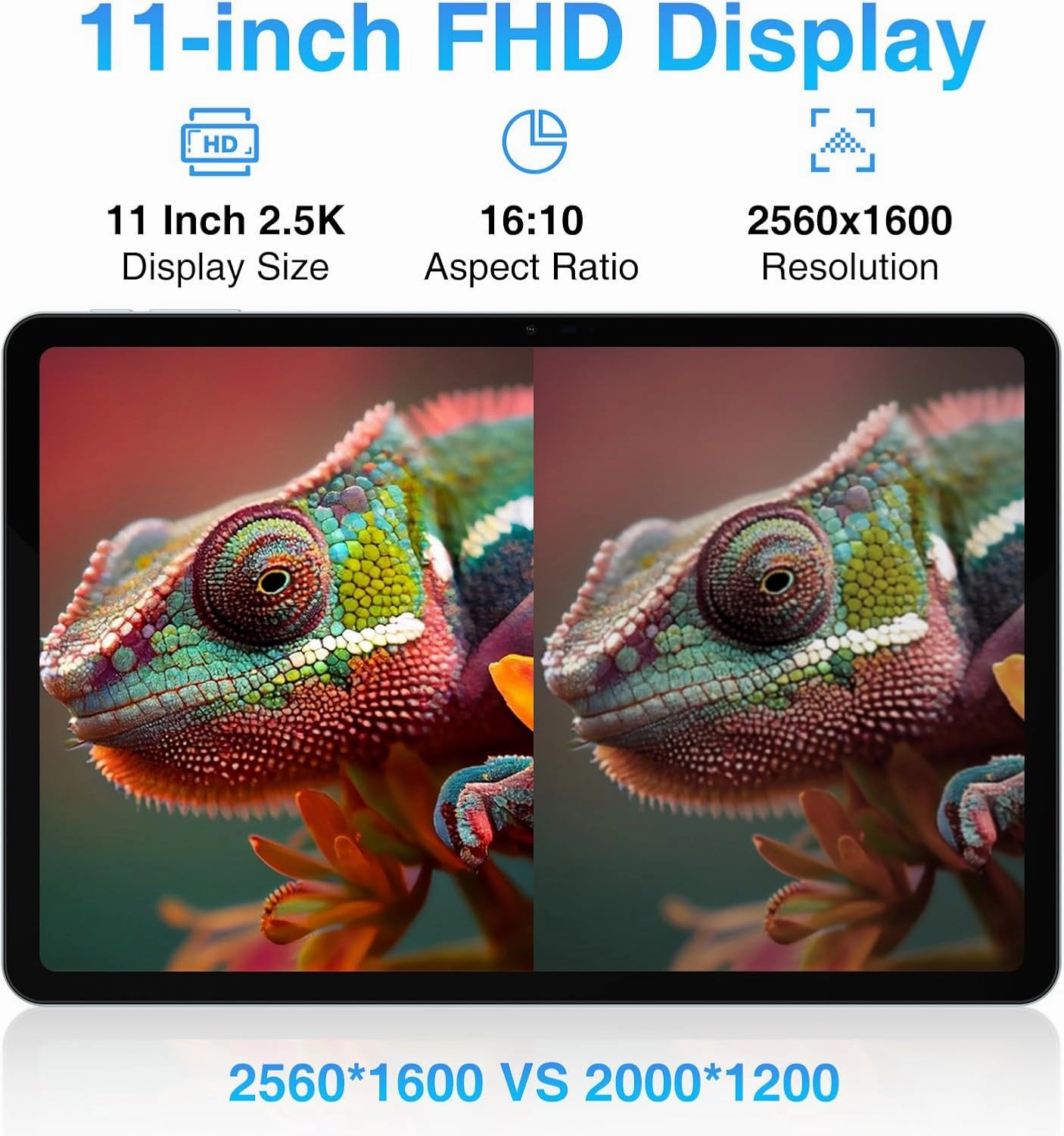 DOOGEE 11 Inch Tablet T30 Ultra, Helio G99 Octa Core, 32GB RAM   256GB ROM Expand 2TB, 8580mAh Battery,16MP   8MP Camera, Hi-Res & TUV Certification Android Pad (Blue)…