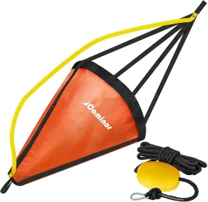 Drift Sock with Dump Line and Harness Buoy,Ocean Anglers Fishing Drift Anchor for Boat/Kayak/Pontoon