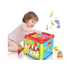 Early Learning Shape Sorter with Music and Light - Multicolor (1-2 Years)