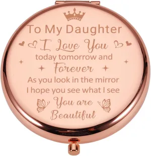 Easter Gifts for Teens Easter Basket Stuffers for Teen Girls Tween Girl Easter Basket Stuffers,Make up Mirror,Gifts for Daughter from Dad Mom,Sweet 16 Gifts for Girls,Girl Makeup Set for Kids