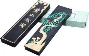 Easyou Hukaiwen Blueish Ink Stick Ink Block for Chinese Japanese Calligraphy and Drawing Hssy 31g