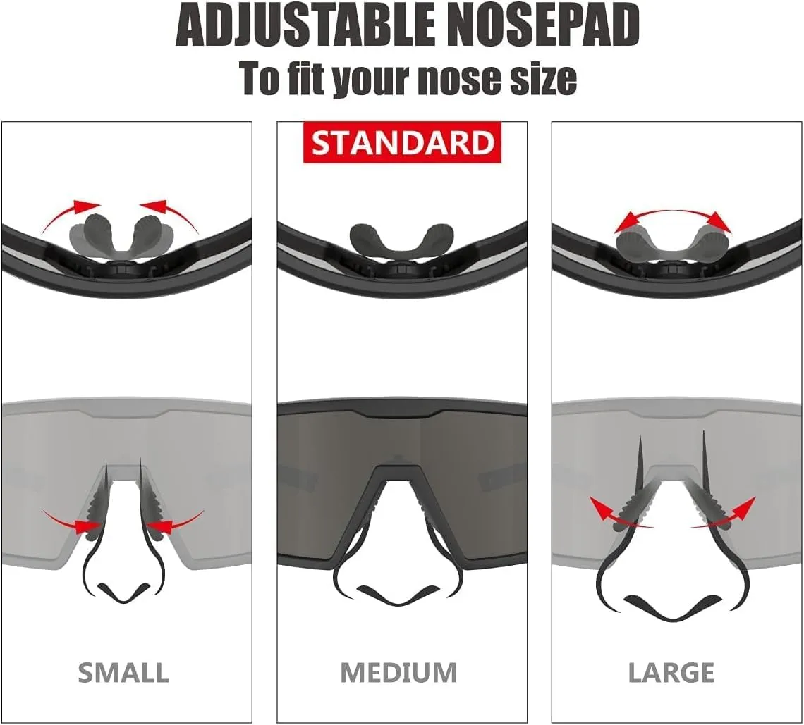 Eazyrun Polarized Small Sports Sunglasses for Youth Women, Baseball Softball Cycling Running Pickleball