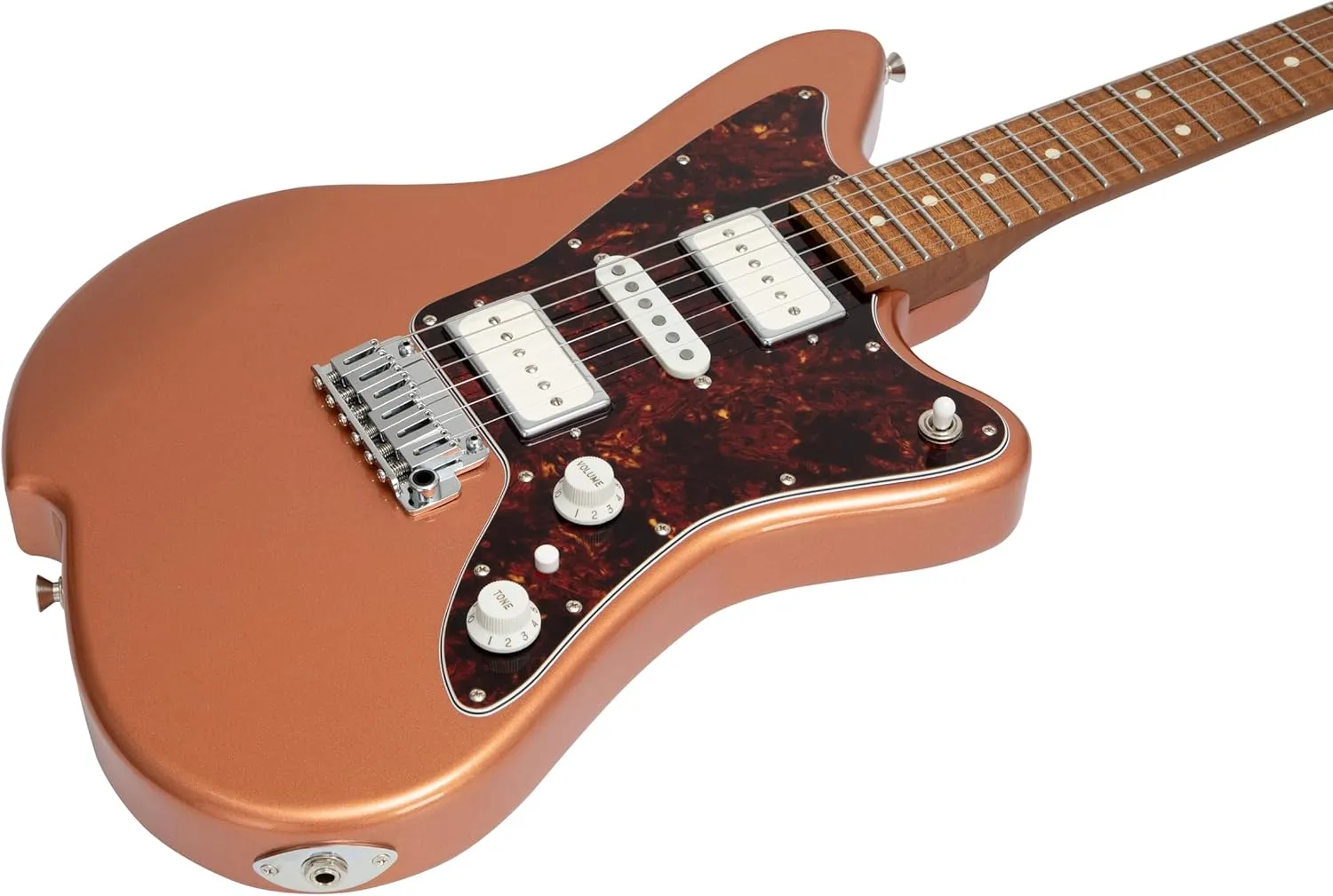 Electric Guitar JZ FRO Copper Age Gloss Handmade in Japan MIJ Roasted Flame maple Neck Stainless Steel Frets Gotoh Bridge Gotoh Locking Tuner 6 Strings Modern C Neck For All Levels