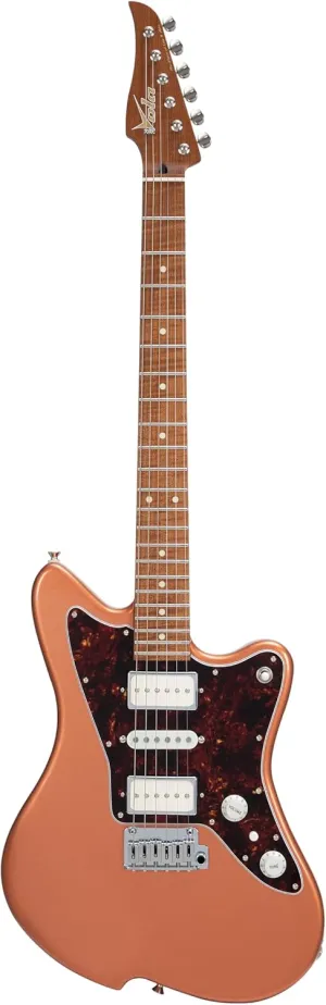 Electric Guitar JZ FRO Copper Age Gloss Handmade in Japan MIJ Roasted Flame maple Neck Stainless Steel Frets Gotoh Bridge Gotoh Locking Tuner 6 Strings Modern C Neck For All Levels