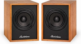 Electrohome Huntley Powered Bookshelf Speakers with Built-in Amplifier and 3" Drivers for Turntable, TV, PC and Wireless Music Streaming Featuring Bluetooth 5, RCA and Aux (EB10)