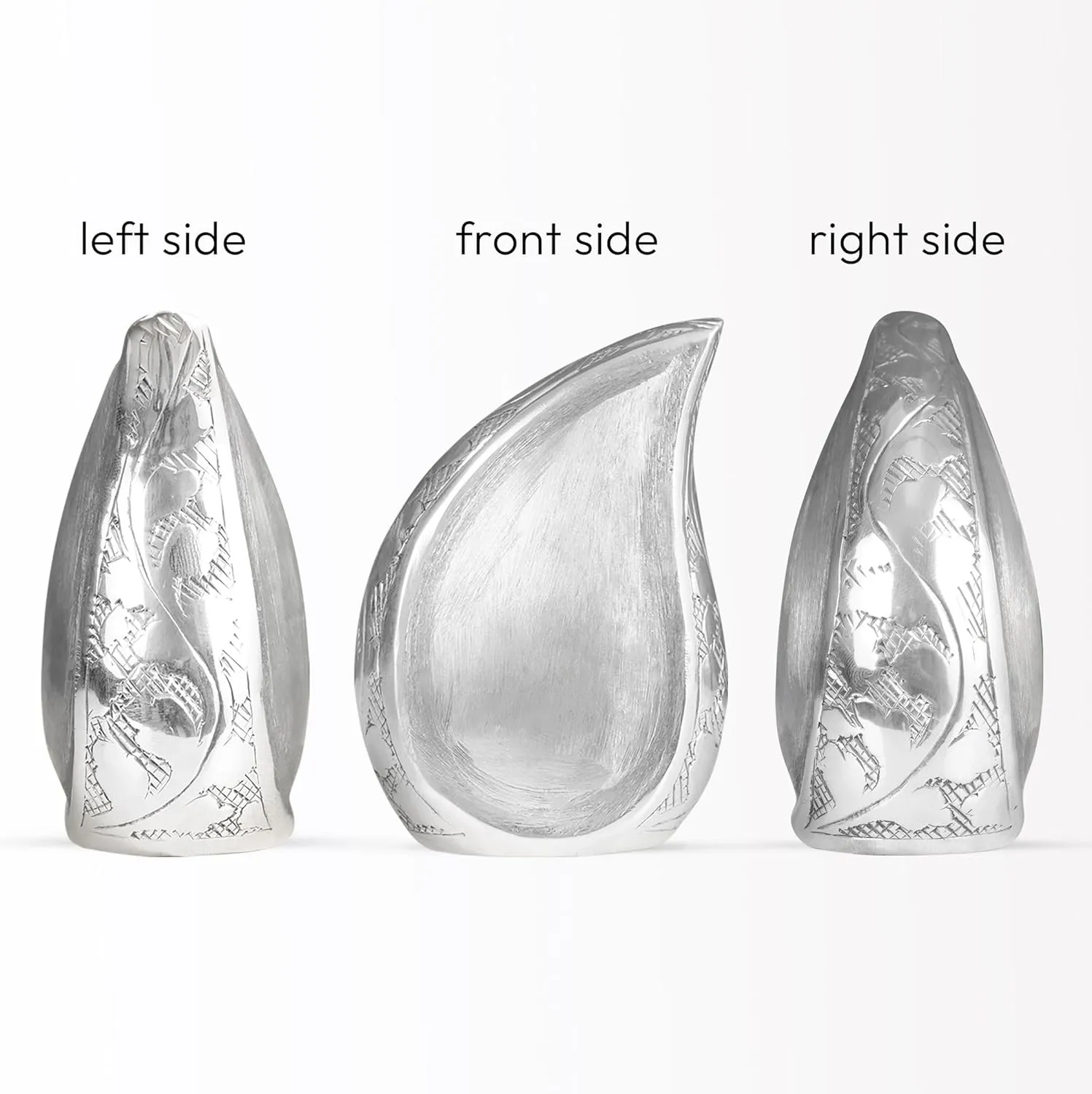 Elephant Walking Jungle -Teardrop Urn for Human Ashes - Human Cremation Urns - Adult Male Urn - Urn for Ashes for Women - Cremation Urns for Ashes - Ash Urns for Humans, 3 Inch, Set of 4