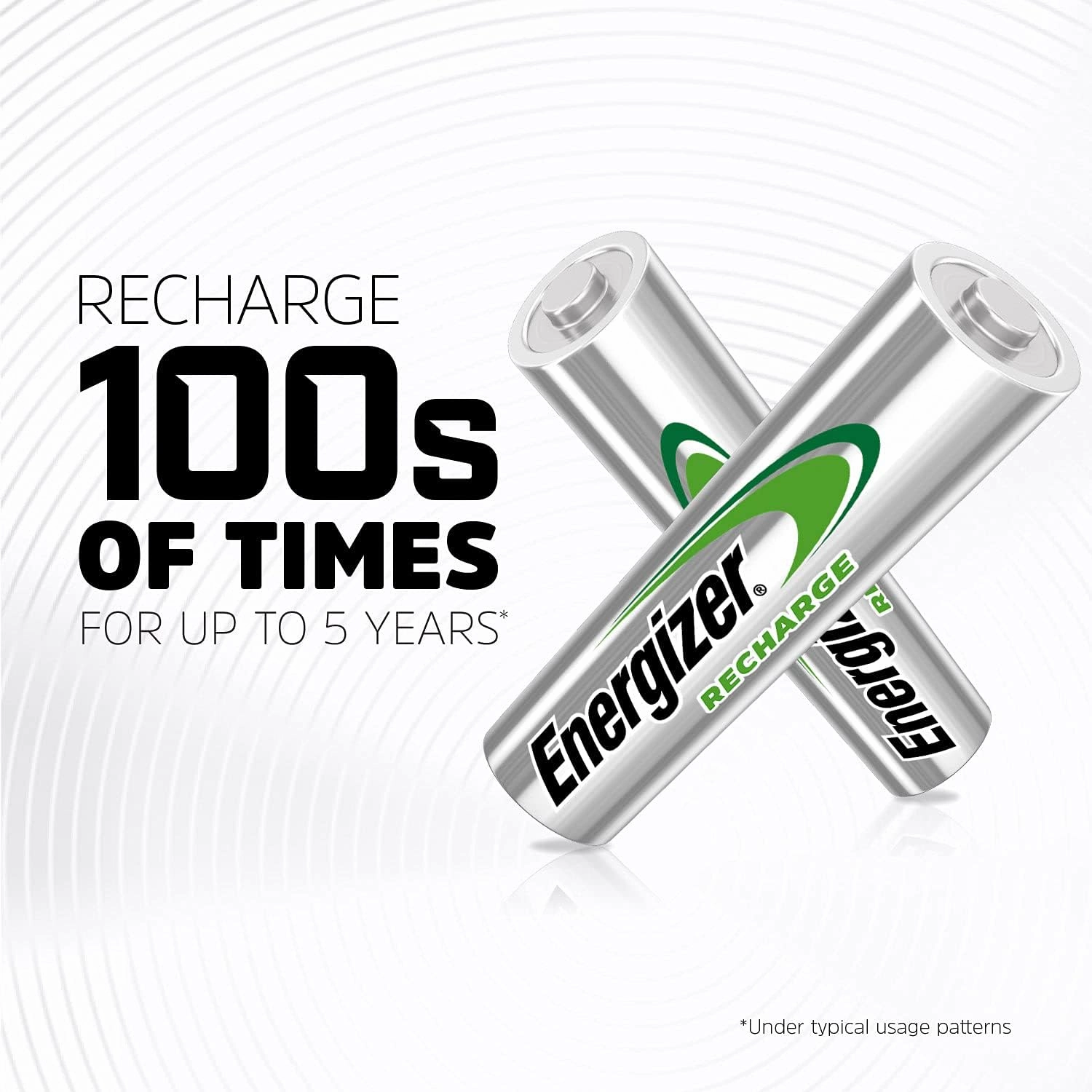 Energizer Power Plus Rechargeable AA Batteries (8 Pack), Double A Batteries
