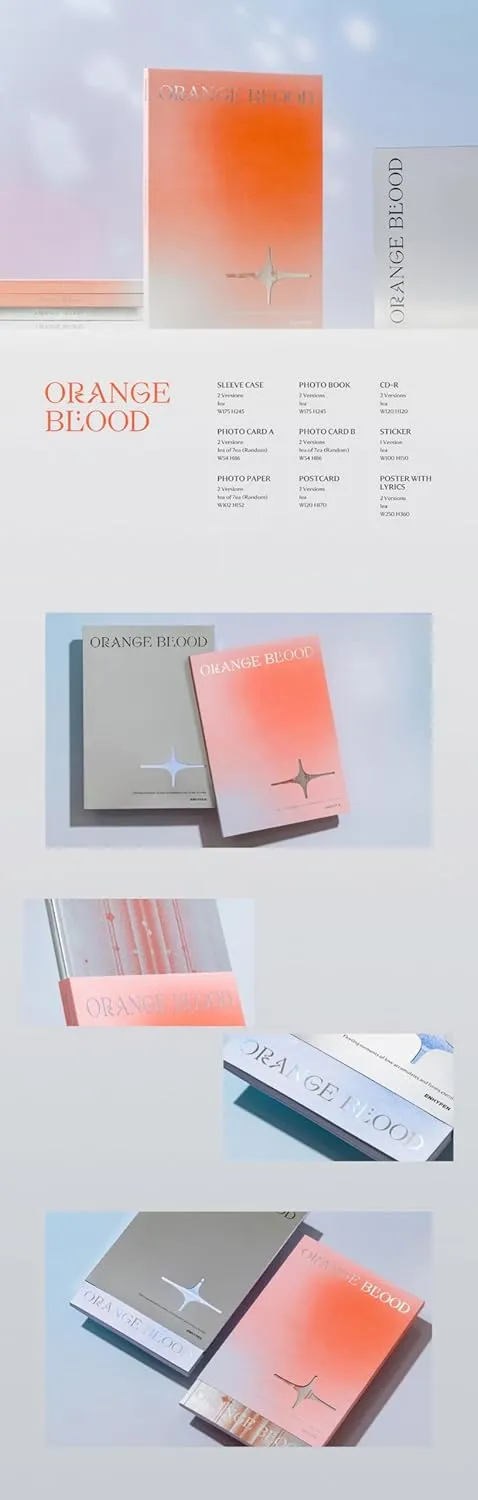 ENHYPEN - 5th Mini Album Orange Blood (KSANA ver.)