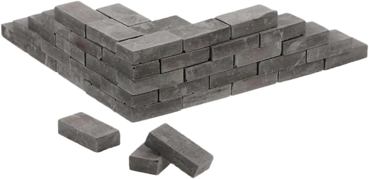 ERINGOGO 3 Decorative Brick Models Simulation Wall Brick Model for DIY Table Scenery Architecture Display