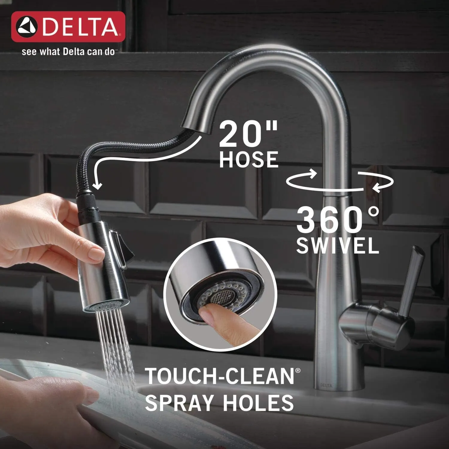 Essa Single Handle Pull-Down Bar/Prep Faucet