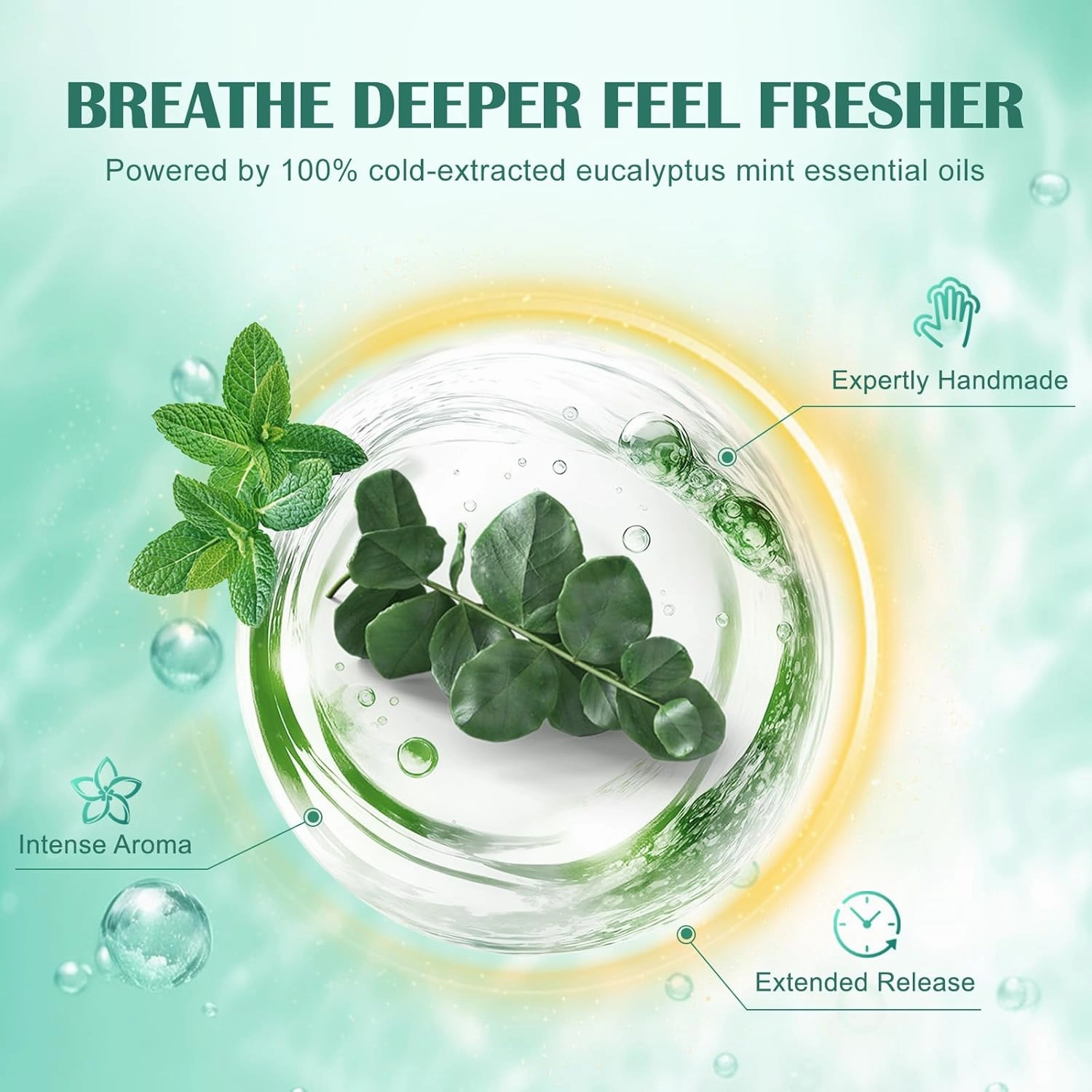 Eucalyptus Mint Shower Steamers 18 Pack - Eucalyptus for Shower, Aromatherapy Birthday Gifts for Women & Men, Natural Essential Oil Bombs for Home Spa & Self Care Relaxation