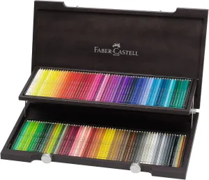 Faber-Castell Art & Graphic Albrecht Dürer Watercolour Pencil, Multicoloured, Wooden Case Of 120, For Art, Craft, Drawing, Sketching, Home, School, University, Colouring