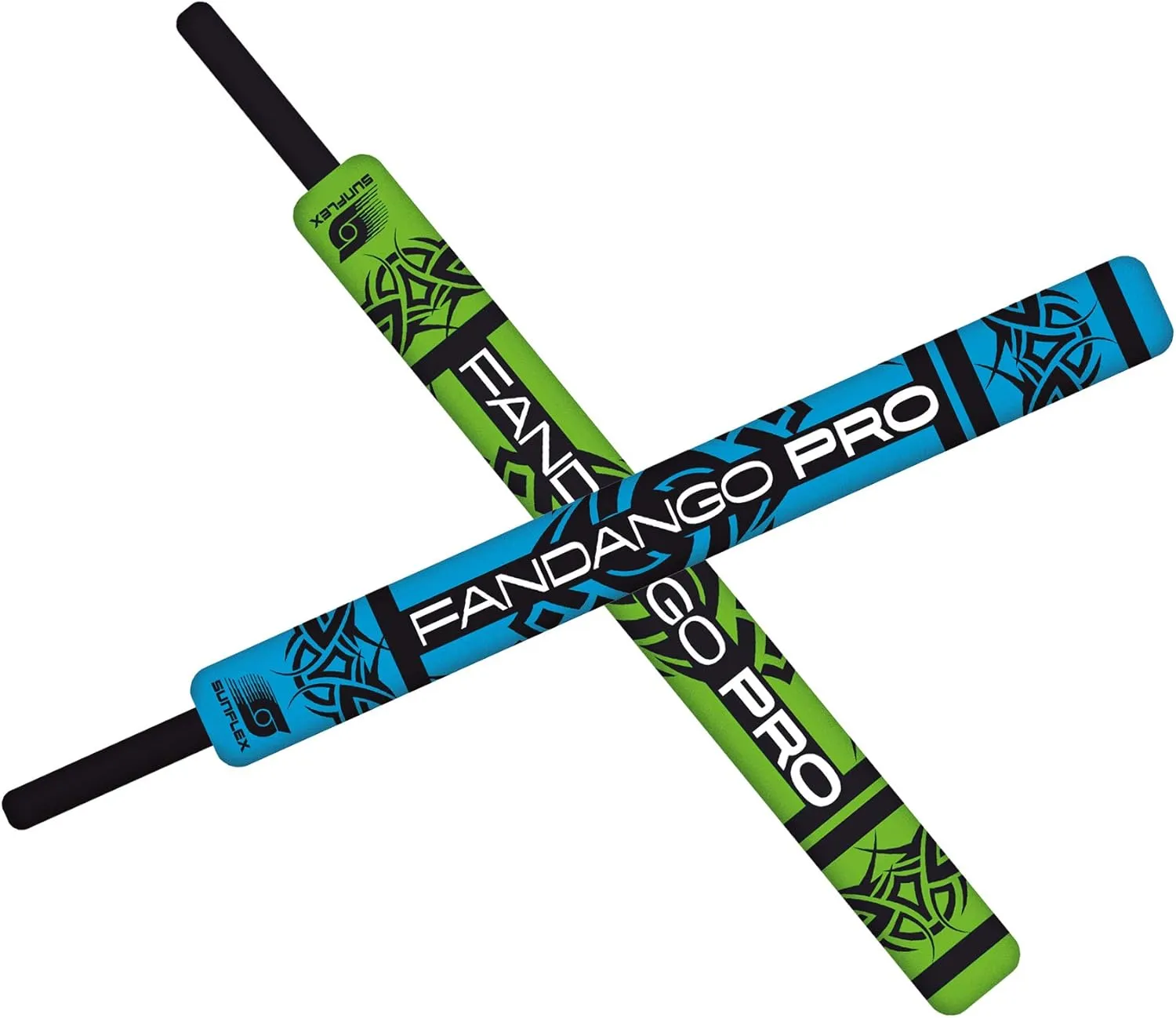 Fandango Striker Sticks - Foam Swords For Athletic Training and Workout - Outdoor Sports Game - Set Of Two with Storage Drawstring Bag Included