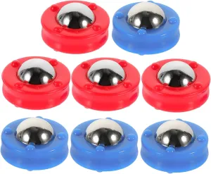 FAVOMOTO 24pcs Table Soccer Sliding Foosball Game Accessories for Family Fun Lightweight Effortless Glide for Indoor Sports Games