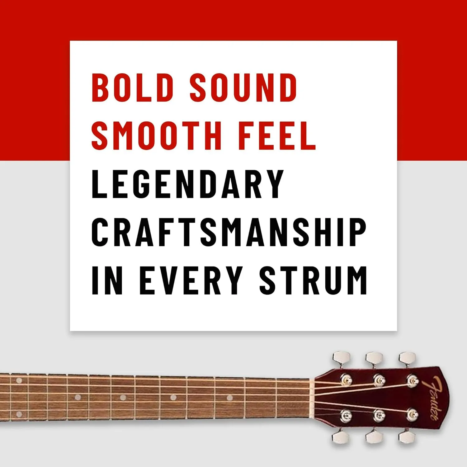 Fender Dreadnought Acoustic Guitar - Natural Bundle with Gig Bag, Strap, Strings, Picks, and Austin Bazaar Instructional Video
