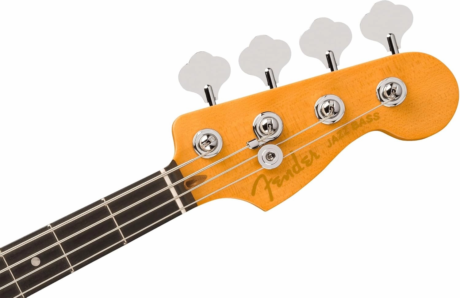 Fender American Ultra II Jazz Bass - Noble Blue Bundle with Case, Strap, Cable, Hat, and Guitar Cleaning Kit