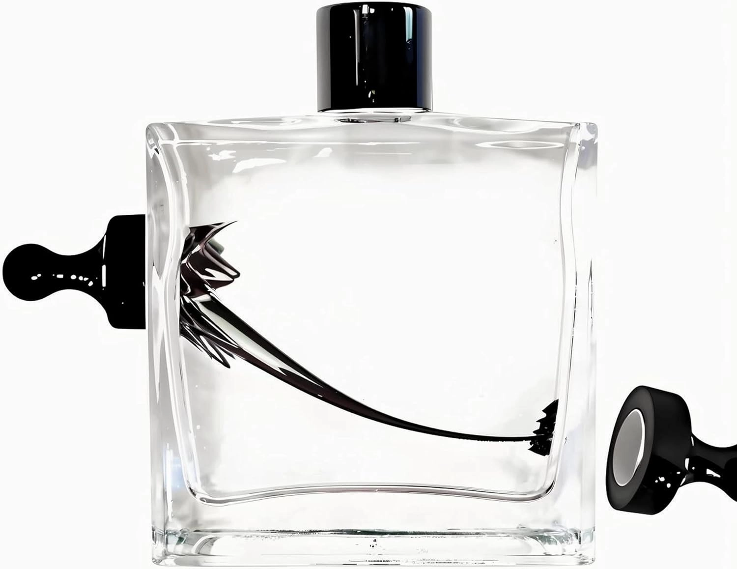 FerroFluid Display Toy Bottle Filled with Ferro Fluid Liquid Metal STEM Toy with Magnets Ferrofluid Magnetic Display in a Bottle Fidget Toys Adults