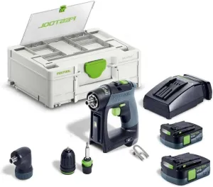 Festool 576869 Cordless Drill CXS 12 2.5Ah Set