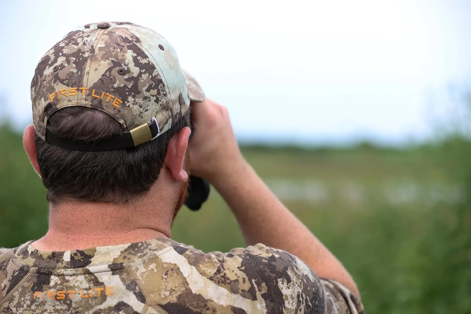 First Lite Lo-Pro Hat - Lightweight Durable Strapback Camo Hunting Cap