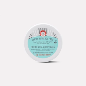 First Aid Beauty Facial Radiance Pads, Exfoliating Pads with AHA, 28 Count