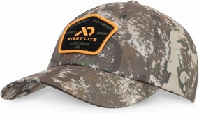 First Lite Lo-Pro Hat - Lightweight Durable Strapback Camo Hunting Cap