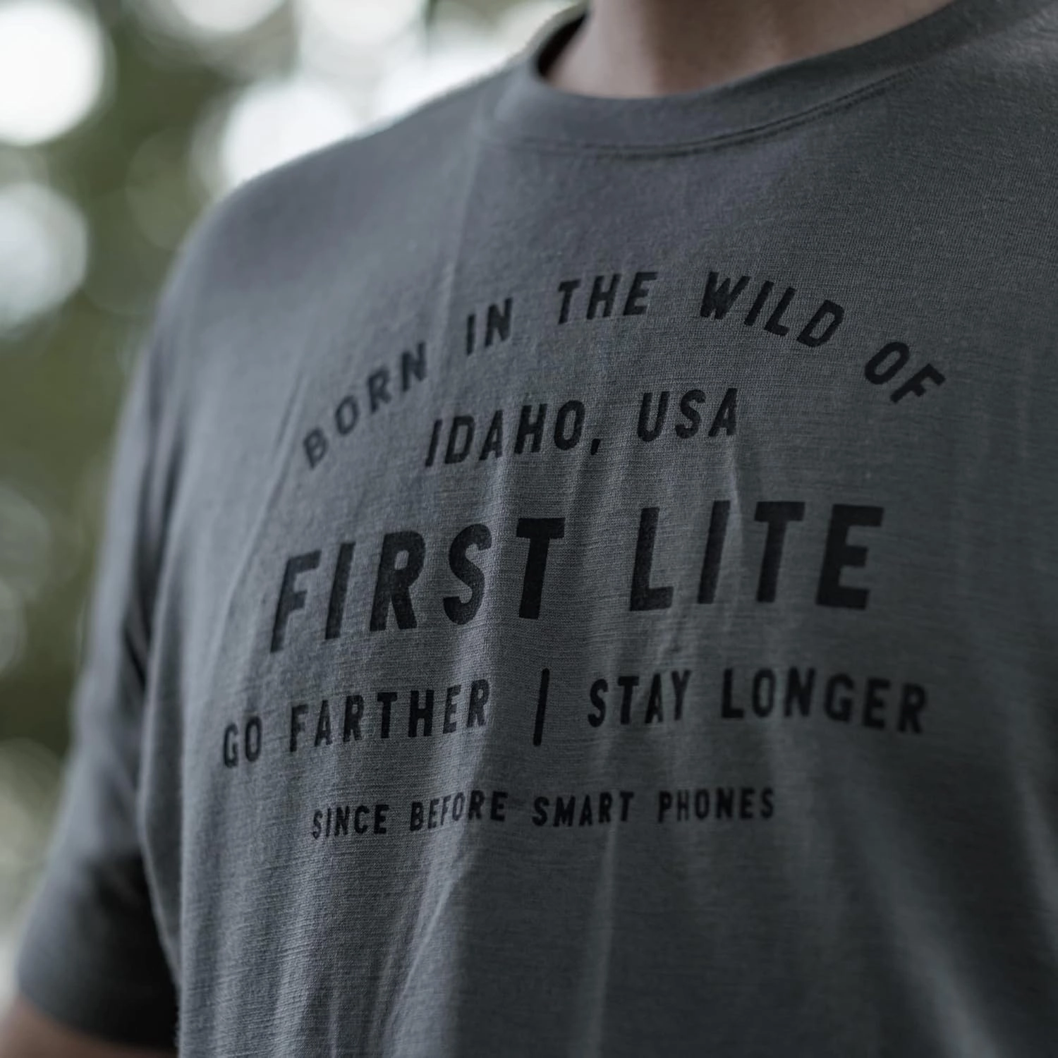 First Lite Men's Aerowool Tech Tee - Durable Merino Wool T-Shirt