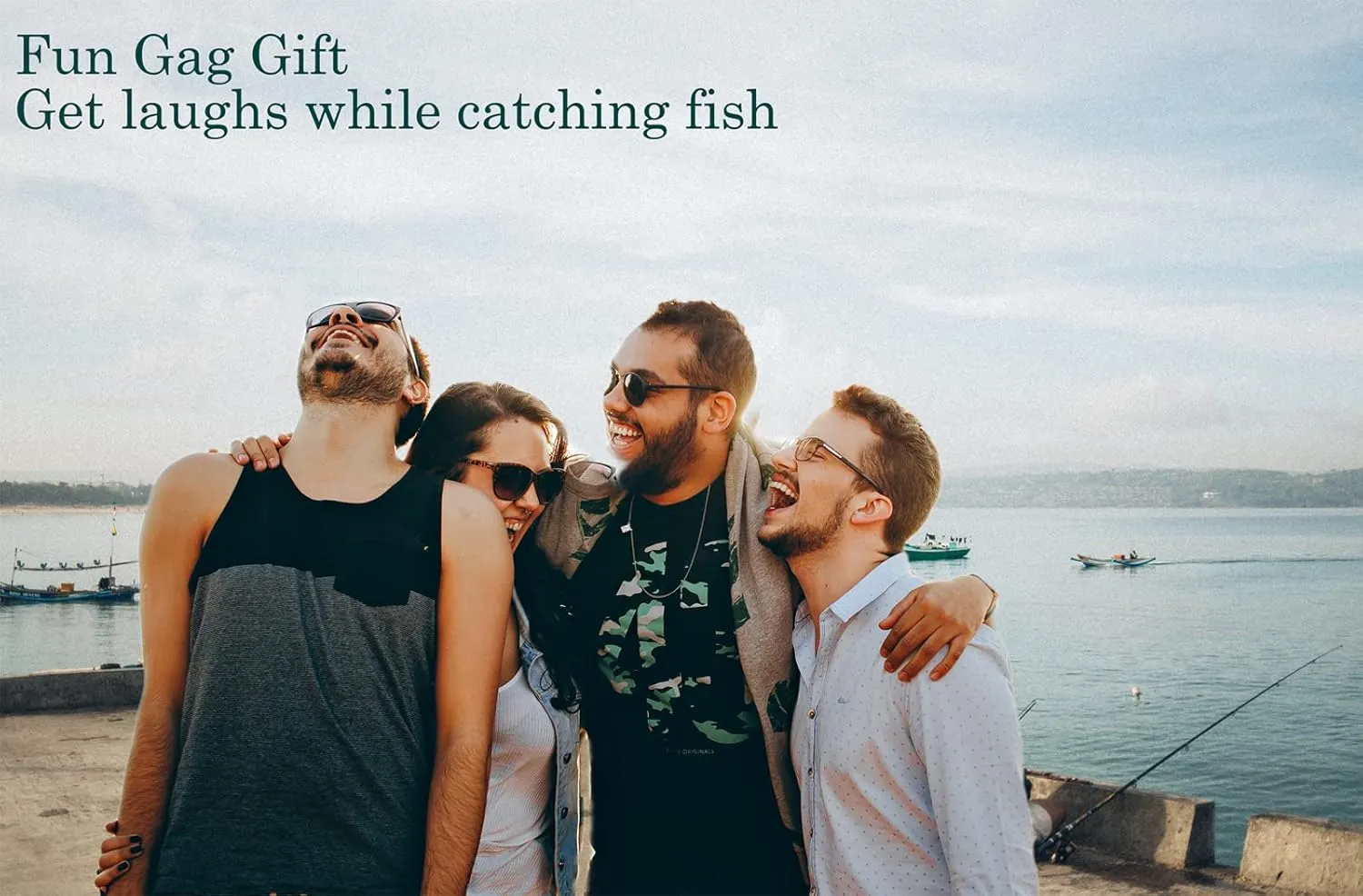 Fishing Lures Gag Gift for Men, White Elephant Gift Father's Day Angler Fishermen Metal Luminous Long Casting Sequin Spoons Lures for Bass