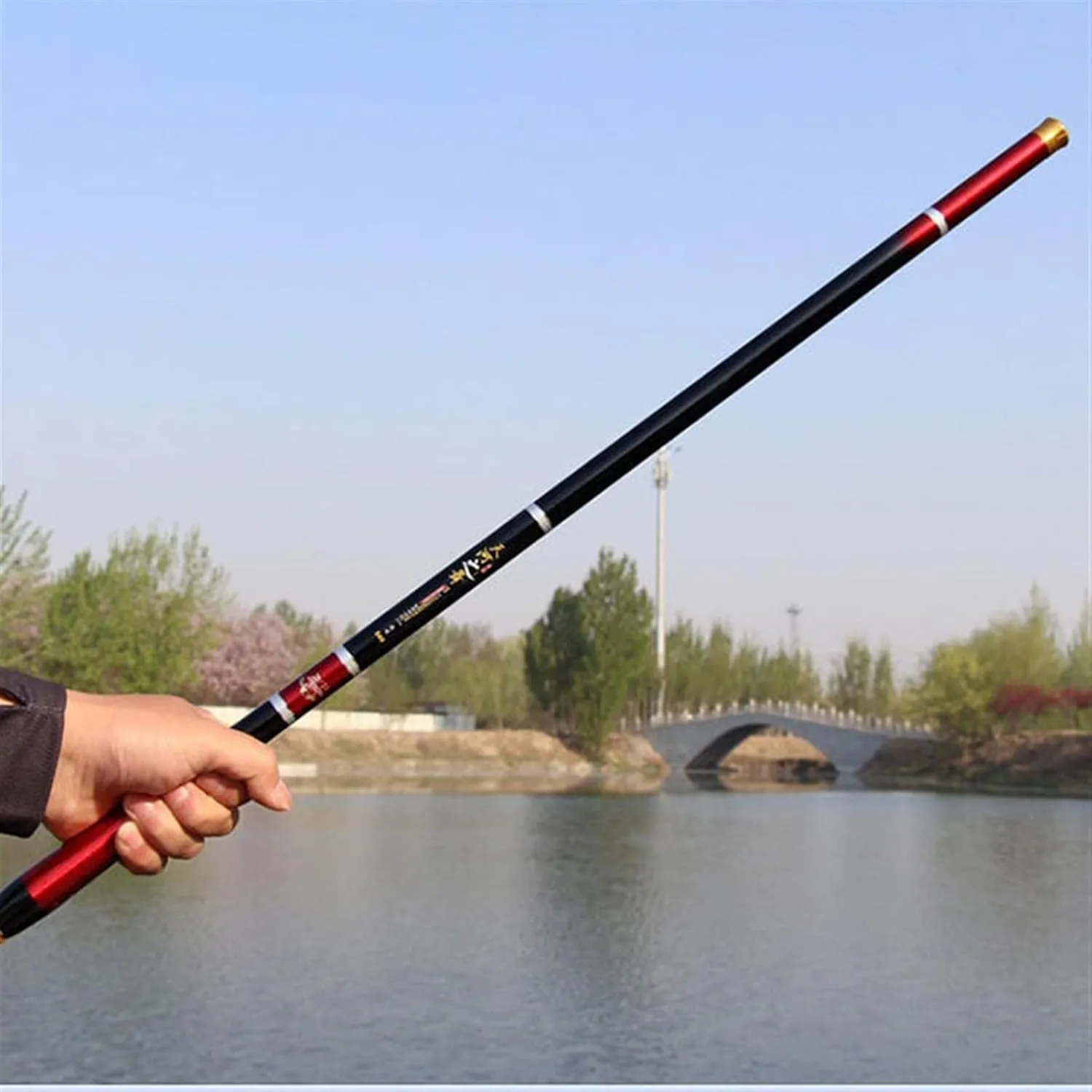 Fishing Rod Hand Rod Telescopic Fishing Rod Carbon Fiber Freshwater Carp Fishing 3.6M~7.2M Portable Fishing Gear