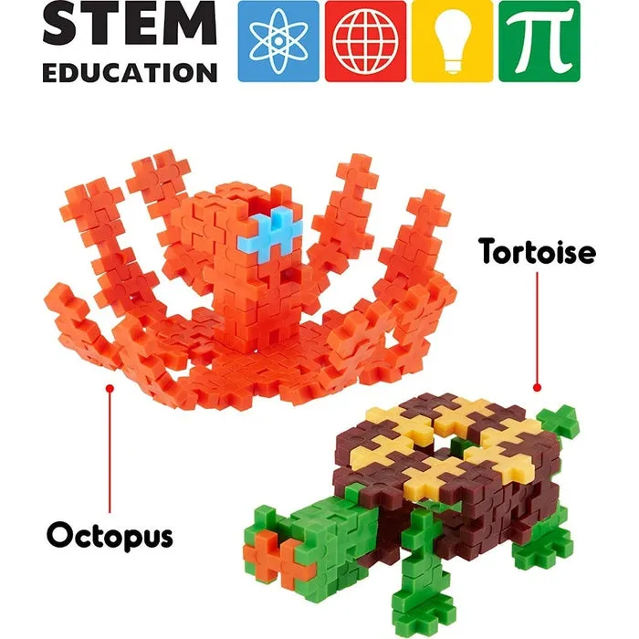 Fixi Bricks Aqua Tube 2 - Octopus and Tortoise | 120 Pieces (6-10 Years)
