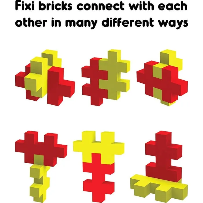 Fixi Bricks Aqua Tube 2 - Octopus and Tortoise | 120 Pieces (6-10 Years)