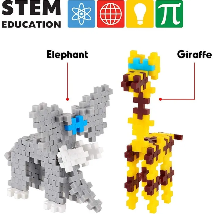 Fixi Bricks Jungle Tube 1 - Elephant and Giraffe - 110 Pieces (6-10 Years)