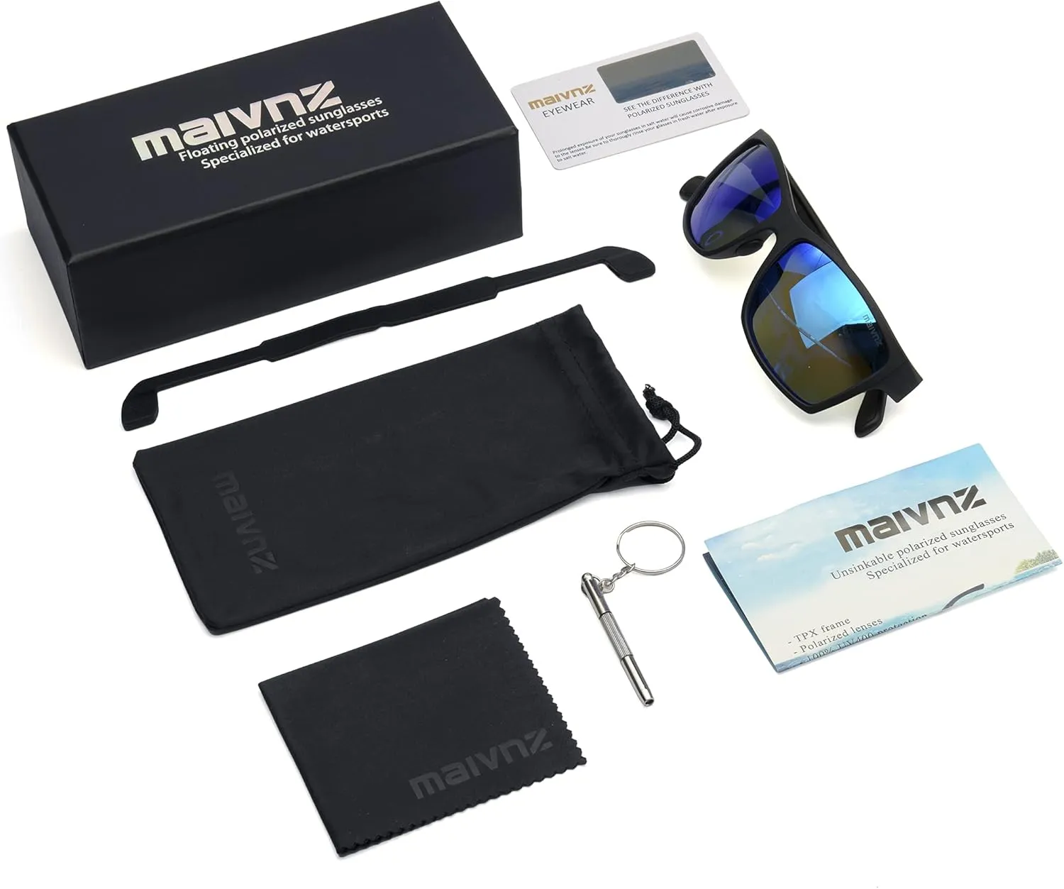 Floating Polarized Fishing Sunglasses for Men UV Protection Fishing Glasses Boating Kayaking Water Sport Glasses