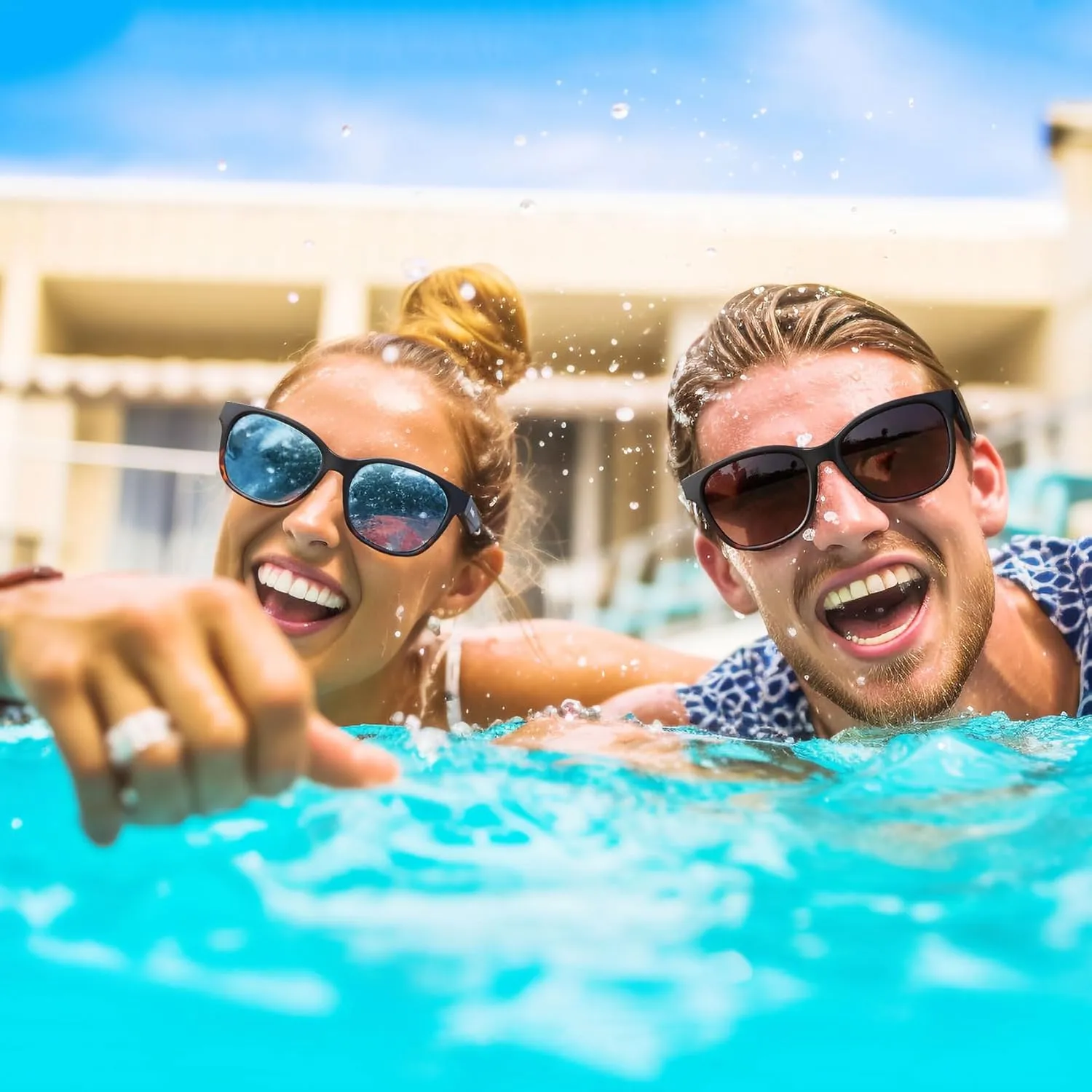 Floating Polarized Sunglasses, Water Sports Sunglasses for Men and Women