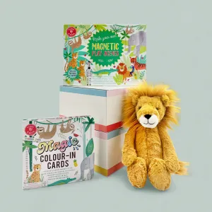 Floss & Rock Jungle Activity Play Set with Jellycat Bashful Lion