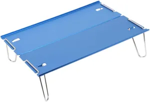 Folding Aluminum Table Portable Outdoor BBQ Tea Table Collapsible for Camping Hiking