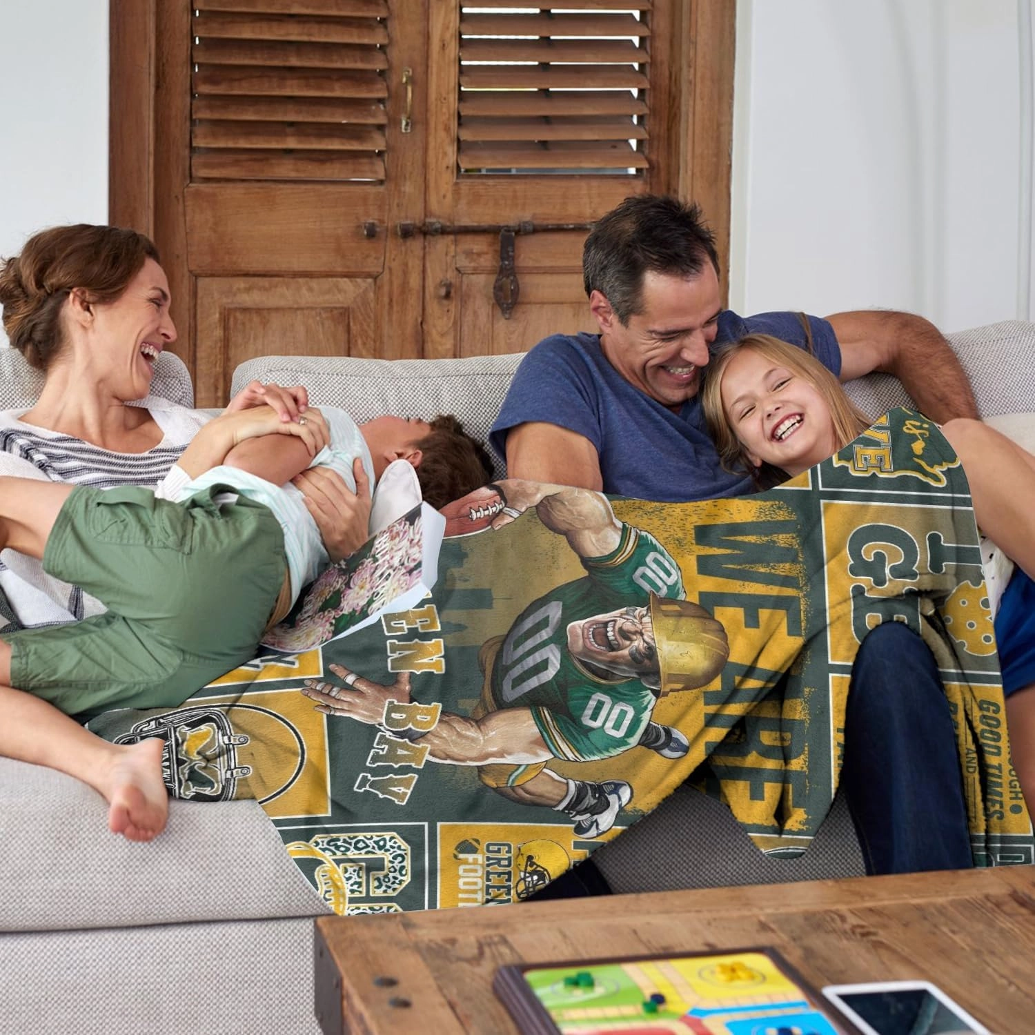 Football Style Gifts,Football Blanket Super Soft Flannel Blanket Football Style Travel Blanket for Men Women Boys Kids Gift Sofa Bed 50x60