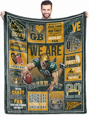 Football Style Gifts,Football Blanket Super Soft Flannel Blanket Football Style Travel Blanket for Men Women Boys Kids Gift Sofa Bed 50x60