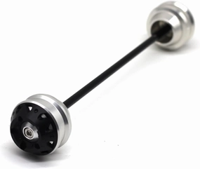 For H┐ONDA CBR650R C┐BR 650R 2018 2019 2020 2021 Motorcycle Front & Rear Axle Sliders Wheel Protection Motorcycle Slider(Silver,Rear)
