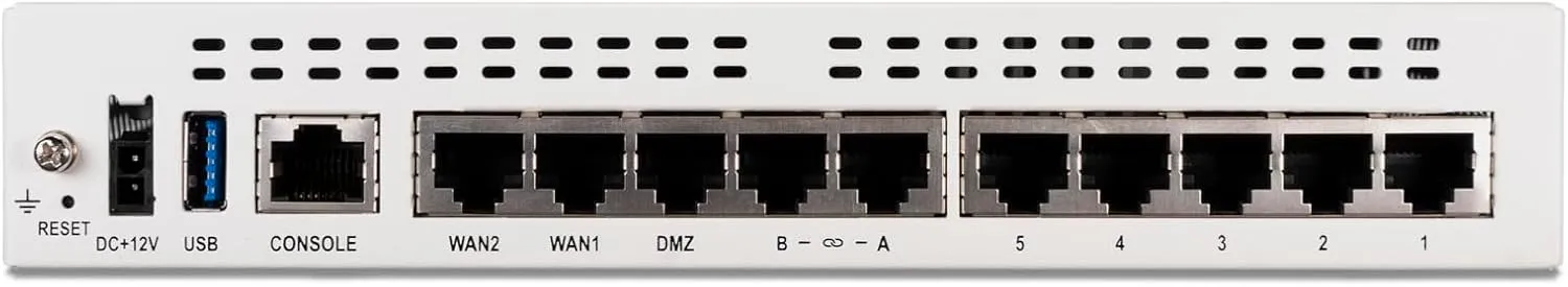 FortiGate-70F Firewall - 7X GE RJ45 Internal Ports, 2X GE RJ45 WAN Ports (Appliance Only, No Subscription) (FG-70F)