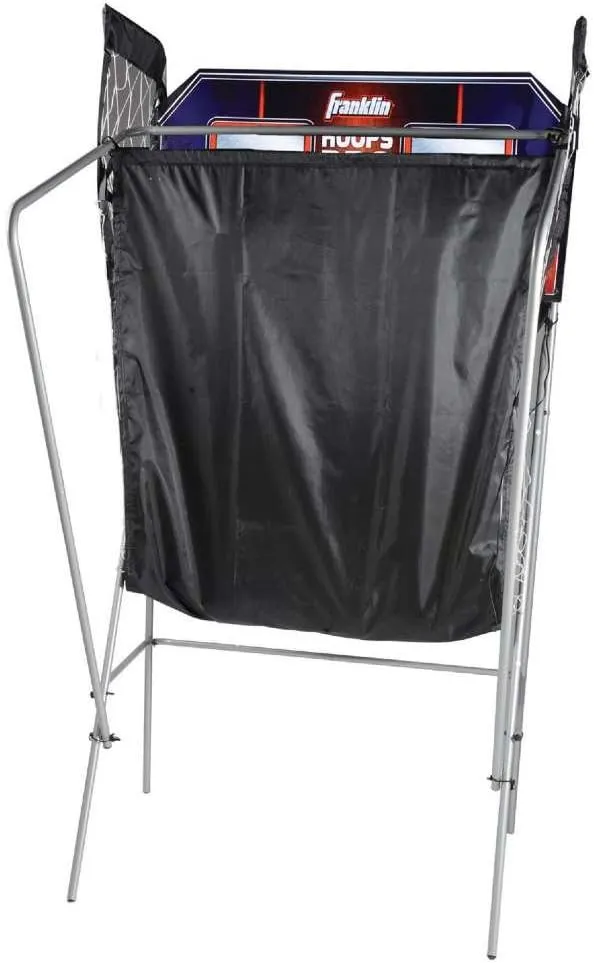 Franklin Sports Indoor Double Basketball Hoop Game - Electronic Scoreboard   4 Basketballs - 2 Player Shooting Arcade