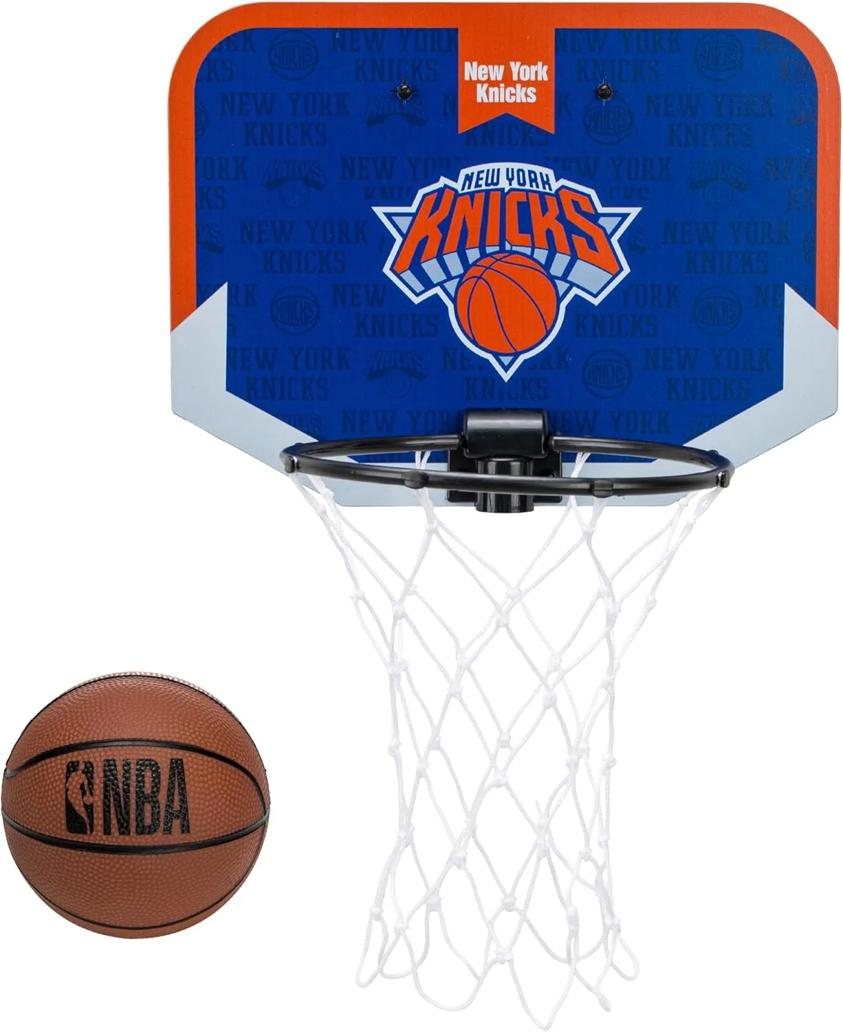 Franklin Sports NBA Team Over The Door Basketball Hoop - Kids Indoor Mini Basketball Hoop with Basketball - NBA Fan Shop Mini Hoop for Bedroom & Office