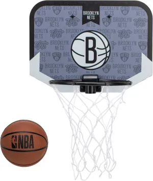 Franklin Sports NBA Team Over The Door Basketball Hoop - Kids Indoor Mini Basketball Hoop with Basketball - NBA Fan Shop Mini Hoop for Bedroom & Office
