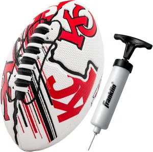 Franklin Sports NFL Team Mini Footballs - Youth 8.5" Official NFL Licensed Football   Air Pump Set