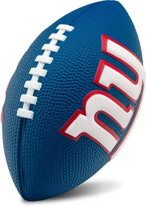 Franklin Sports Youth NFL Football   Air Pump Set - Soft Foam 8.5" Youth Mini Footballs with 8 Teams Choice   Air Pump