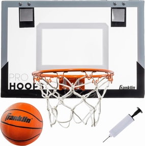 Franklin Sports Mini Basketball Hoops-Indoor Over The Door Mini Hoop Basketball Sets-Perfect Accessory for Bedroom Office