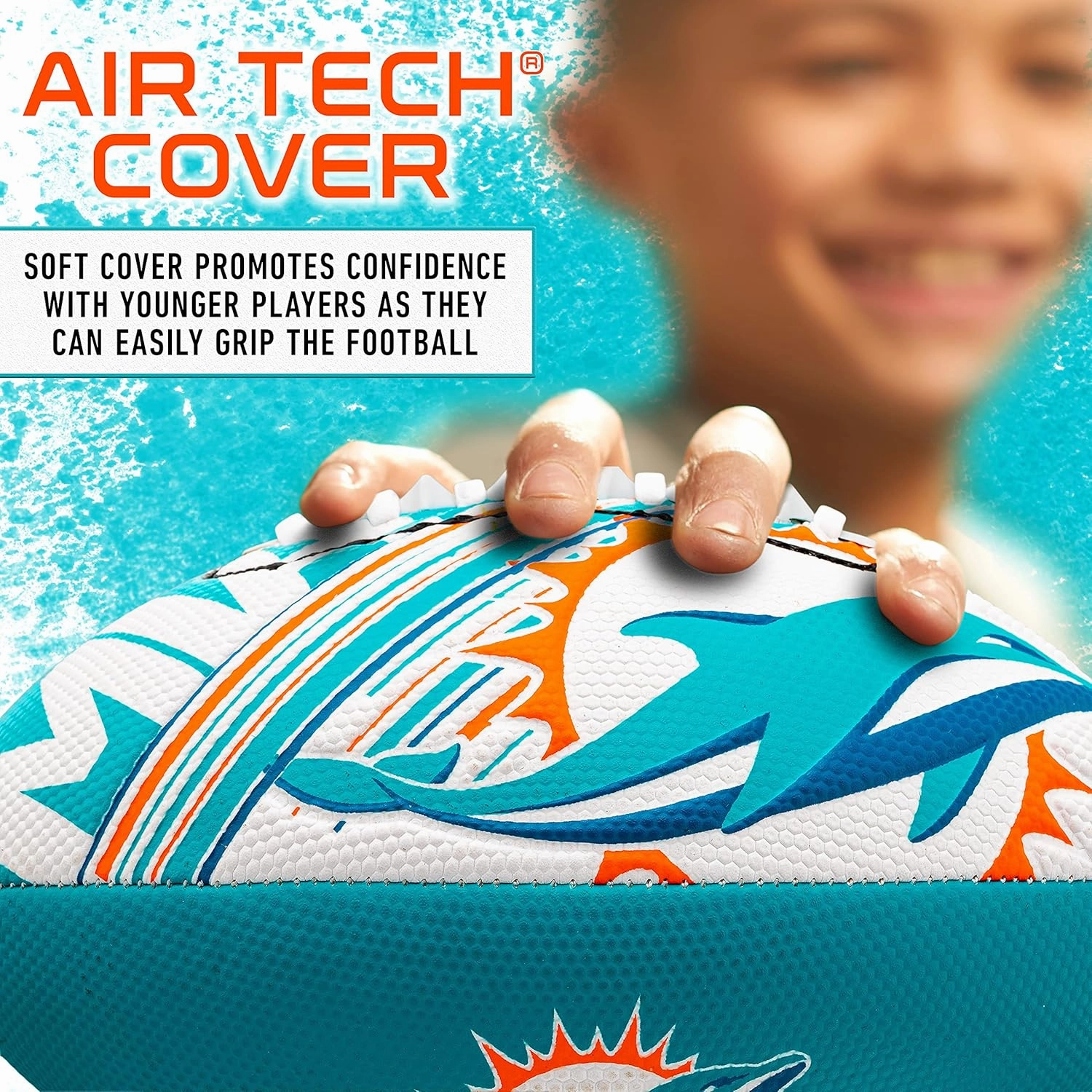 Franklin Sports NFL Team Mini Footballs - Youth 8.5" Official NFL Licensed Football   Air Pump Set