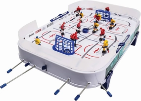 Franklin Sports Table Top Rod Hockey Game Set - Perfect Hockey Toy   Gameroom Game for Kids   Family - Mini Tabletop Rod Hockey Board   Pucks Included