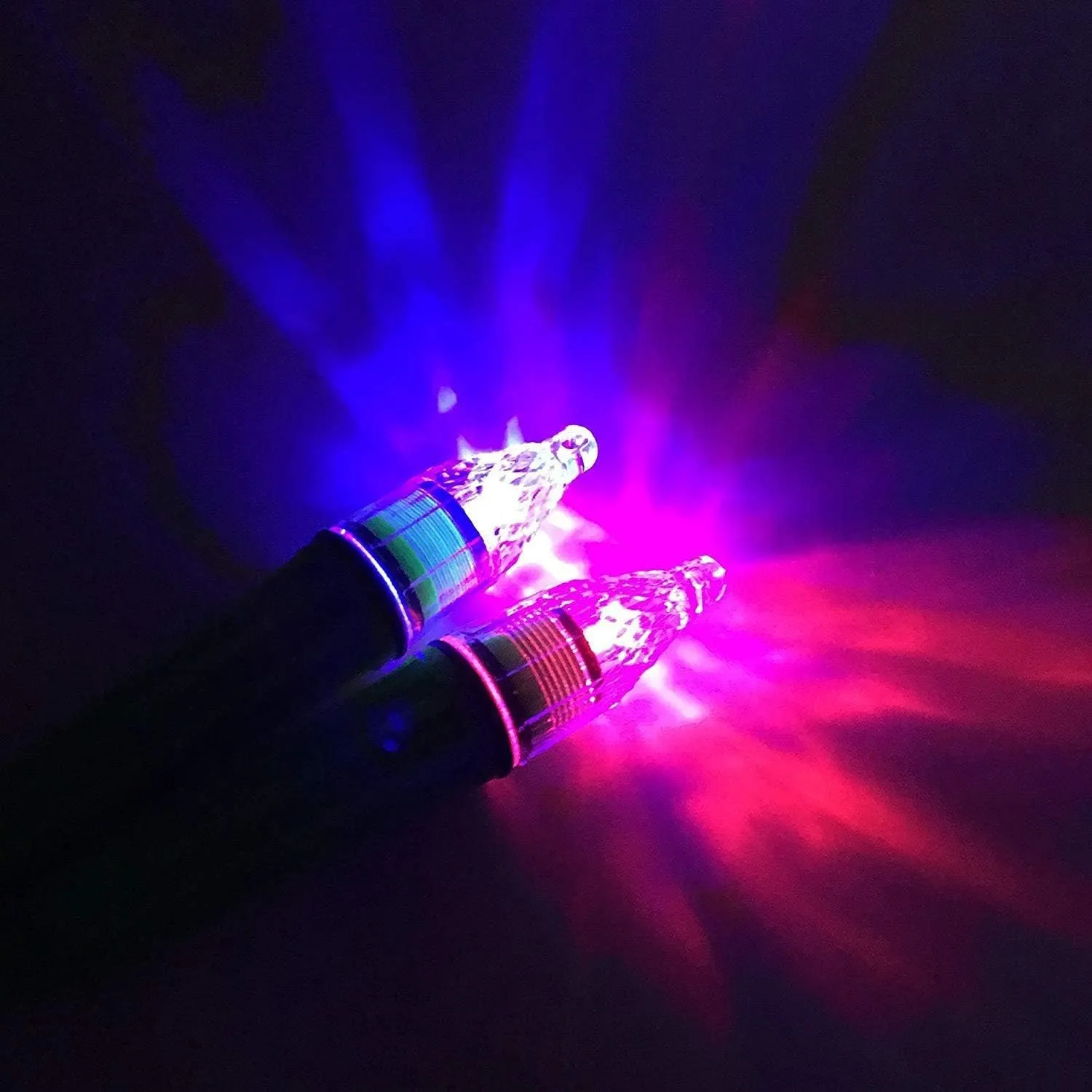 FUSIGO Underwater Fishing Light LED Deep Drop Fishing Light Waterproof Blinking Light Attractants Fishing Lamp Tools for Attracting Bait Lures 4.7in 6.7in