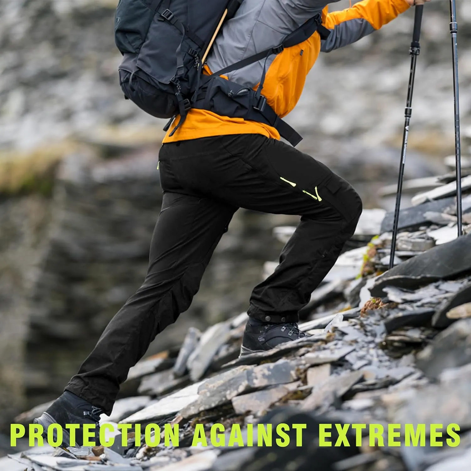 FWG Men's Hiking Pants - Durable Fishing & Work Pants, Ventilated, Multiple Pockets, Design for Outdoors